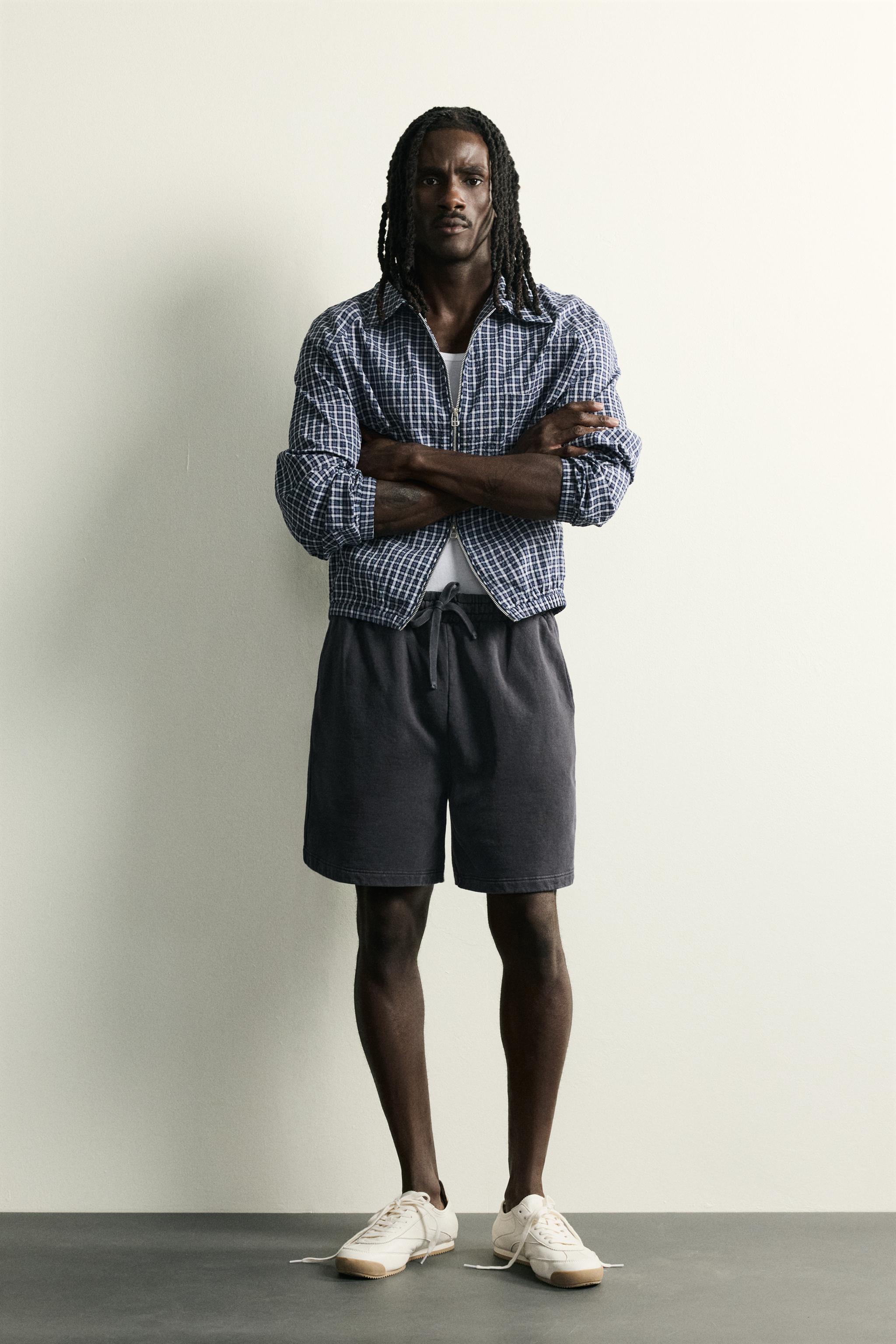 BASIC WASHED SWEATSHORTS